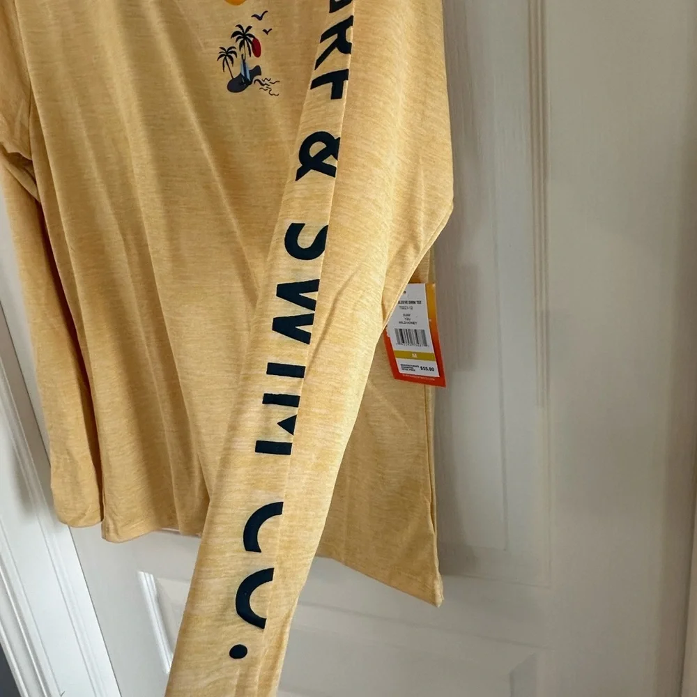 Surf & Co SPF 50+ Long Sleeve Swim Shirt - Size Medium - NWT